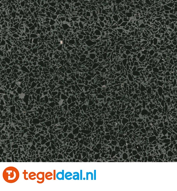 ACTIE - Terrazzo Ecostone Ebano / Milaan, 40x40x1,5 cm, EM-1090 - OP VOORRAAD