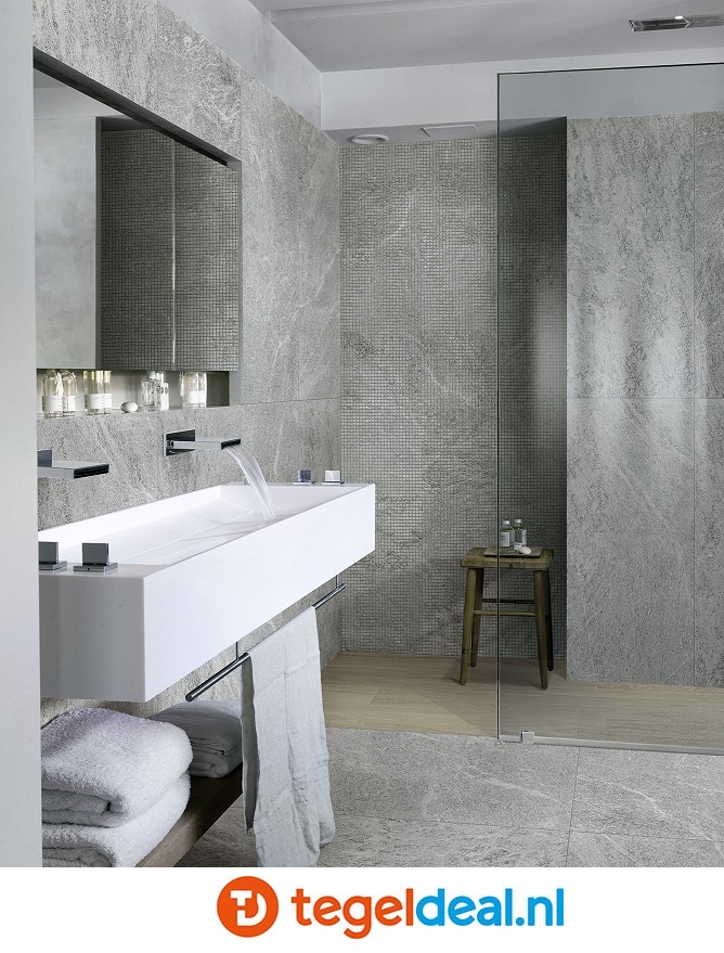 Marazzi, Mystone Quarzite, kwartsietsteenlook tegels - 4 kleuren - 5 formaten