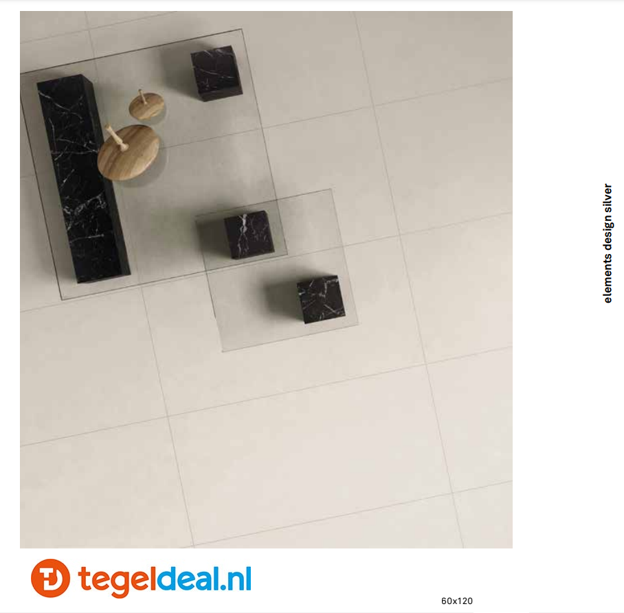 VLT KEOPE Elements Design Silver, 60 x 60 cm Natural 
