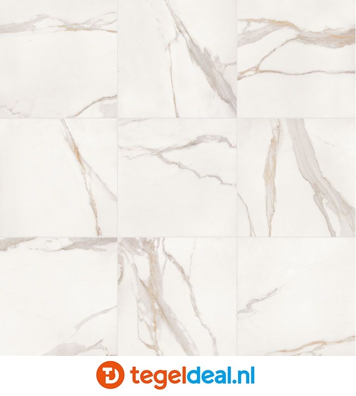 KEOPE Elements Lux, CALACATTA GOLD Lappato, 60x120 cm