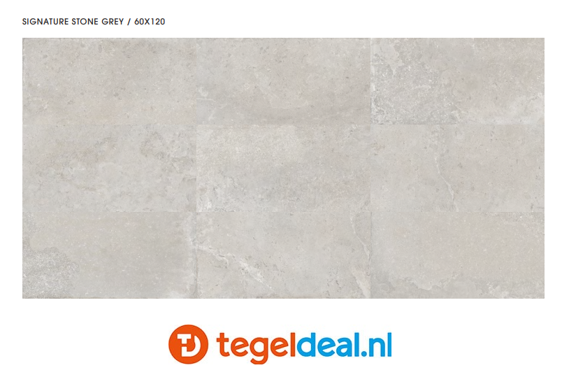 TRT DOM Signature Stone WHITE, 90x90x2 cm, natuursteenlook terrastegels