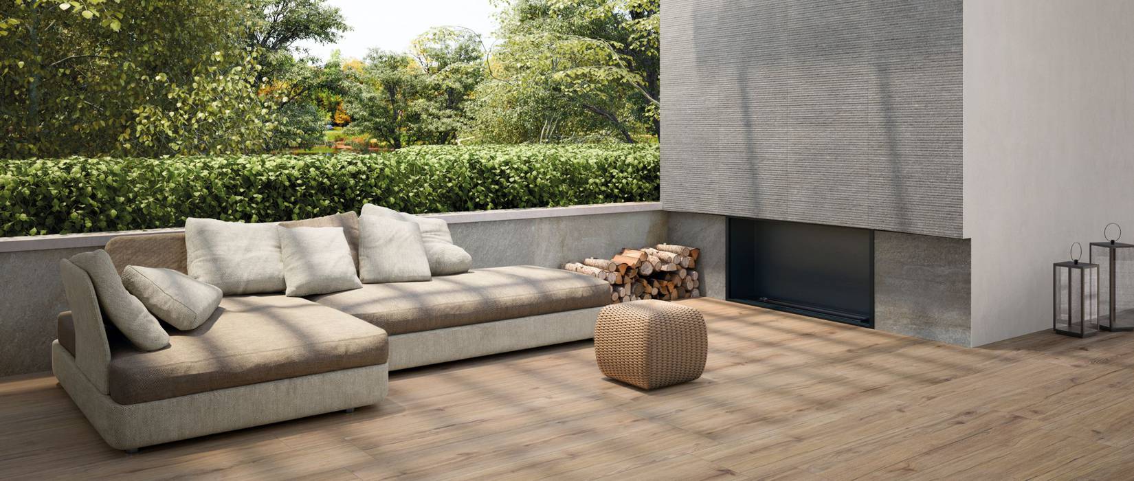 Supergres Ekho Gold, 30x120x2 cm, KG20, houtlook terrastegels