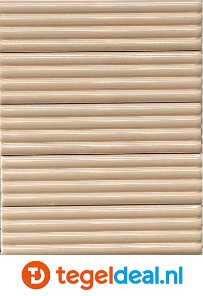 Equipe, Costa Nova, Onda STRAW Gloss 5x20 cm, art. 28496, wandtegels