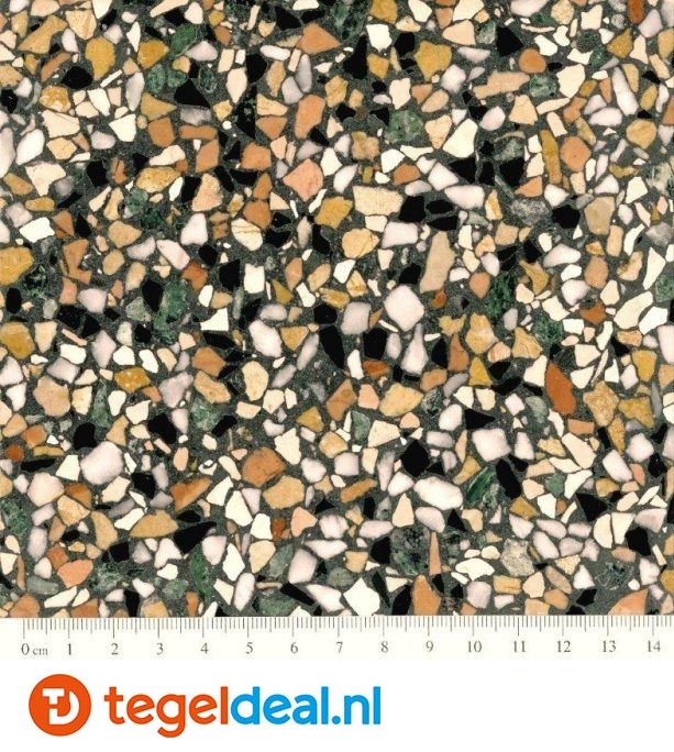 ACTIE - Terrazzo Ecostone Stoccolma / Roma, 40x40x1,5 cm, EM-1088 - OP VOORRAAD