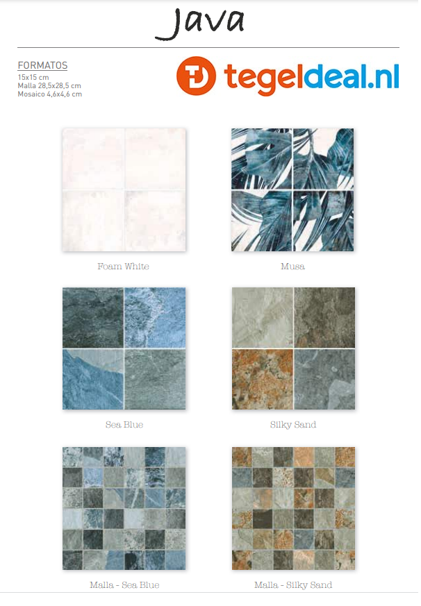VLT / WDT Nanda Tiles, Java, 15x15 cm VLT / WDT Nanda Tiles, Java, 15x15 cm