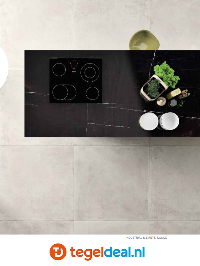 SIL Ceramiche, Industrial ICE, 120x120 cm GRIP, betonlook tegels SIL Ceramiche, Industrial ICE, 120x120 cm GRIP, betonlook tegels