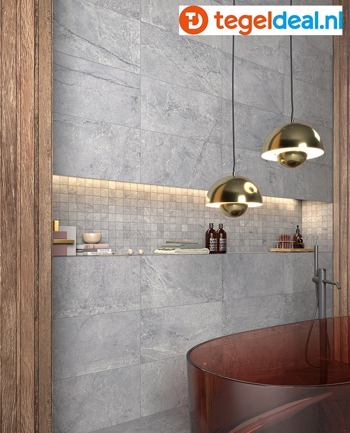 TRT Castelvetro, Evolution TITANIUM, 60x120x2 cm, XEV62R77 OUTFIT TRT Castelvetro, Evolution TITANIUM, 60x120x2 cm, XEV62R77 OUTFIT