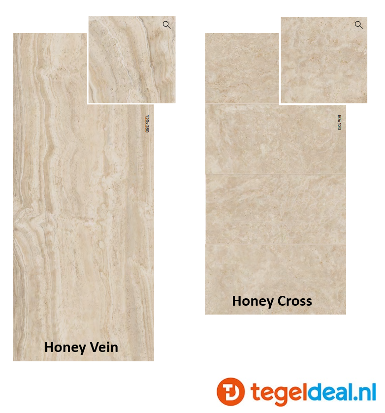 Flaviker, Navona, HONEY VEIN, 60x90x2 cm R11 R, art. code 0007180, travertinlook terrastegels 