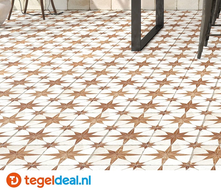 Peronda, Fs Star Oxide, 45x45 cm, vintage patroontegels