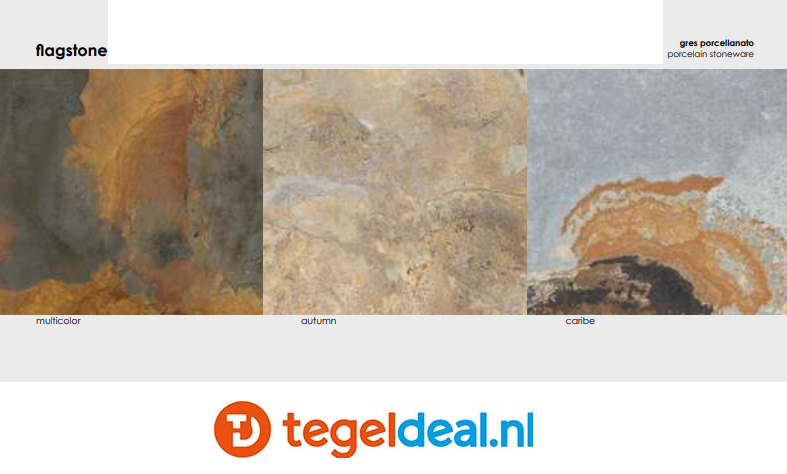 Ermes Aurelia, Flagstone, natuursteenlook tegels 