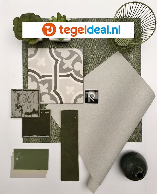 ACTIE - Revoir Paris, Atelier Vert Emeraude, 6,2x25 cm glans, handvorm wandtegels OP VOORRAAD ACTIE - Revoir Paris, Atelier Vert Emeraude, 6,2x25 cm glans, handvorm wandtegels OP VOORRAAD