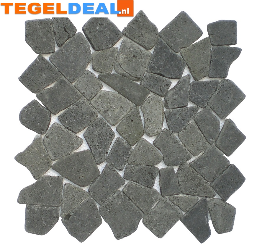 Mozaïek black gray, 30 x 30 cm
