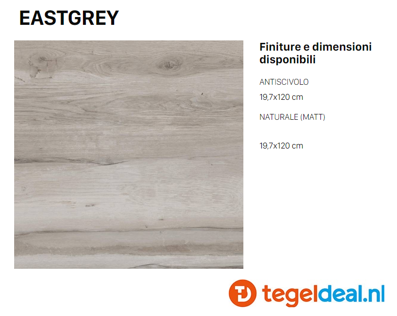 Supergres Travel Eastgrey, 30x120x2 cm, E3ØT OUTDOOR terrastegels