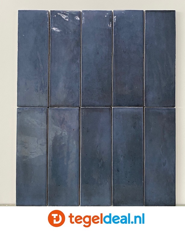 Equipe, Coco BLUE NIGHT Gloss, 5x15 cm, art. 27988, wandtegels