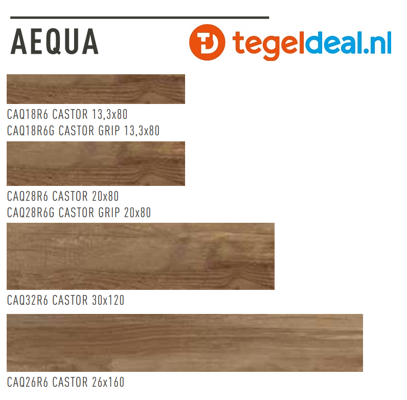 Castelvetro Aequa Castor, 30x120 cm, CAQ32R6 