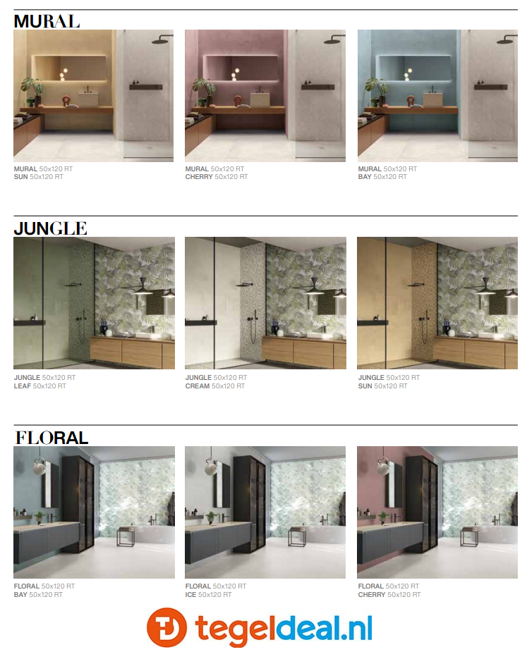 Supergres Your Match Wall, 50x120 cm, wandtegels Supergres Your Match Wall, 50x120 cm, wandtegels