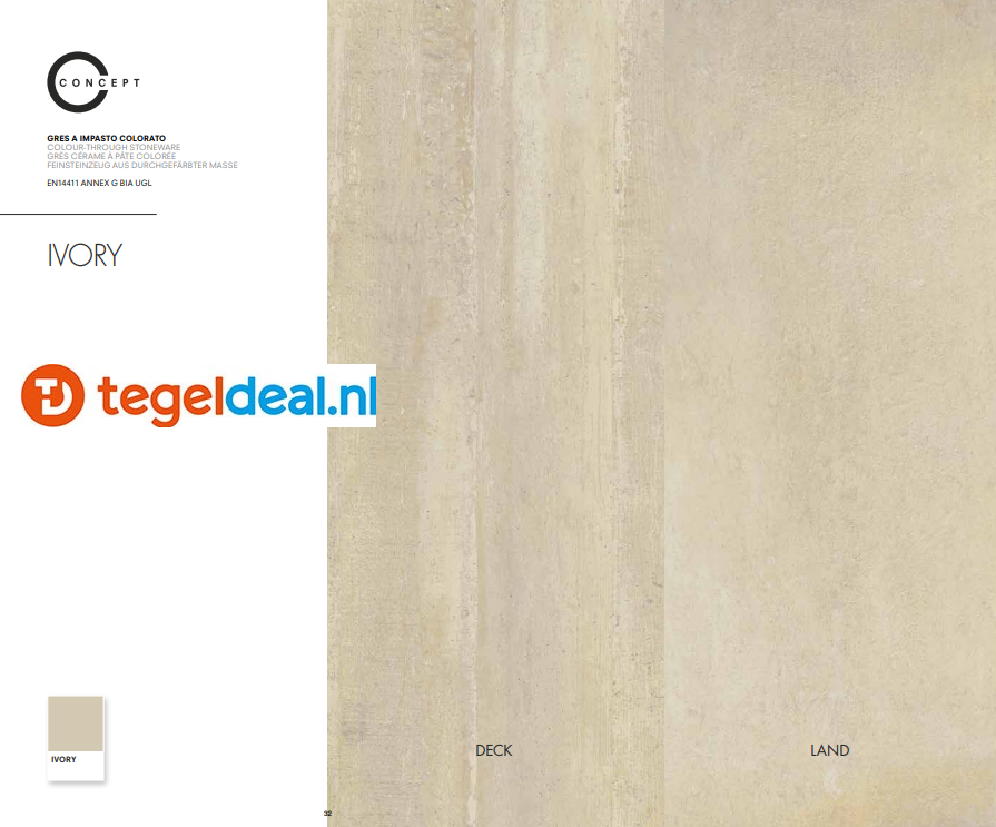 Castelvetro, serie Concept Deck, natuursteenlook tegels Castelvetro, serie Concept Deck, natuursteenlook tegels