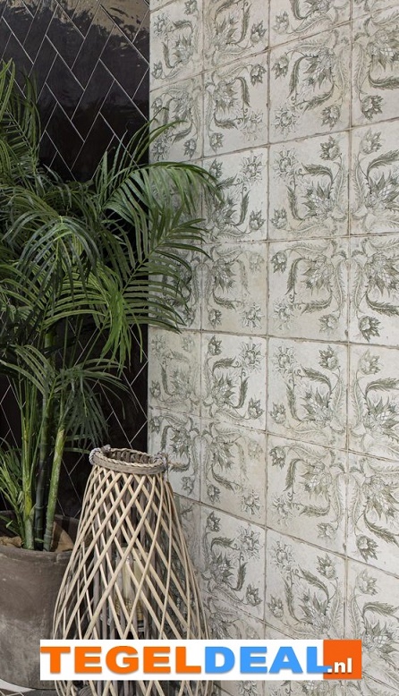 Peronda, Fs Ivy Sage, 45x45 cm, vintage patroontegels