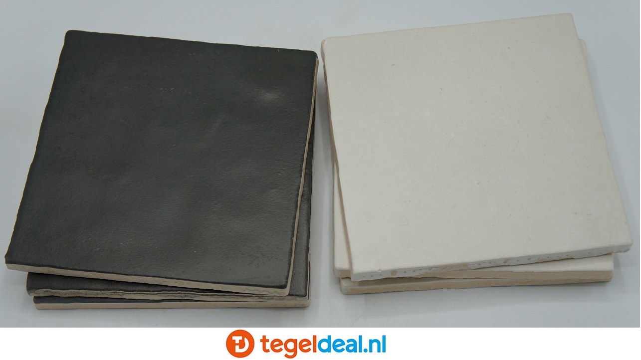 Equipe, Magma, WHITE, 13,2x13,2 cm, art 24968, handvorm wandtegels