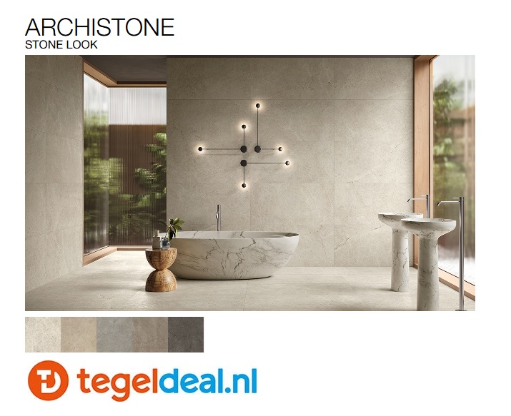 Cercom Archistone, natuursteenlook tegels voor binnen en buiten 