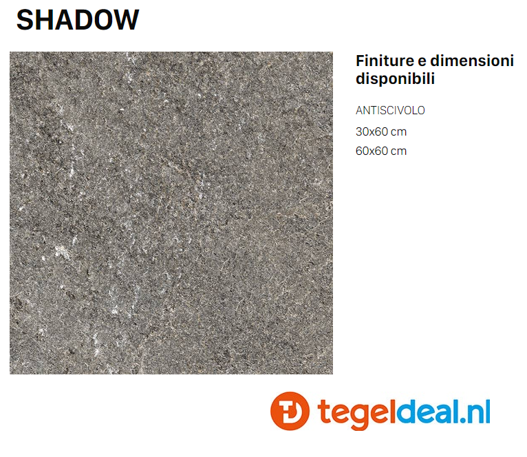 VLT Supergres Stoorm Shadow, 30 x 60 cm, Naturale