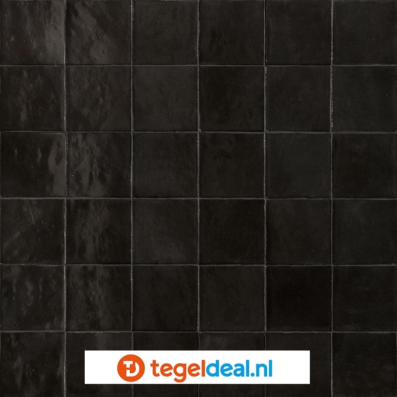 Marazzi Zellige CARBONE, M5S1, 10x10 cm 