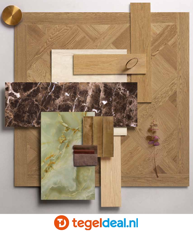 Marazzi Intrecci, houtlook tegels - 6 kleuren - 2 formaten 