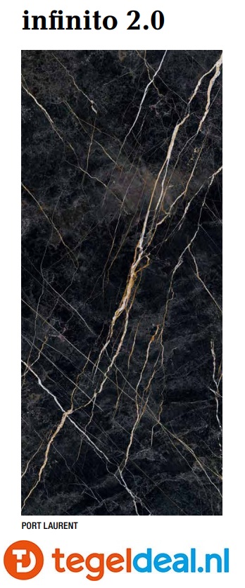 Fondovalle Infinito 2.0, PORT LAURENT LUX, 60x120 cm, INF2677, marmerlook tegels 