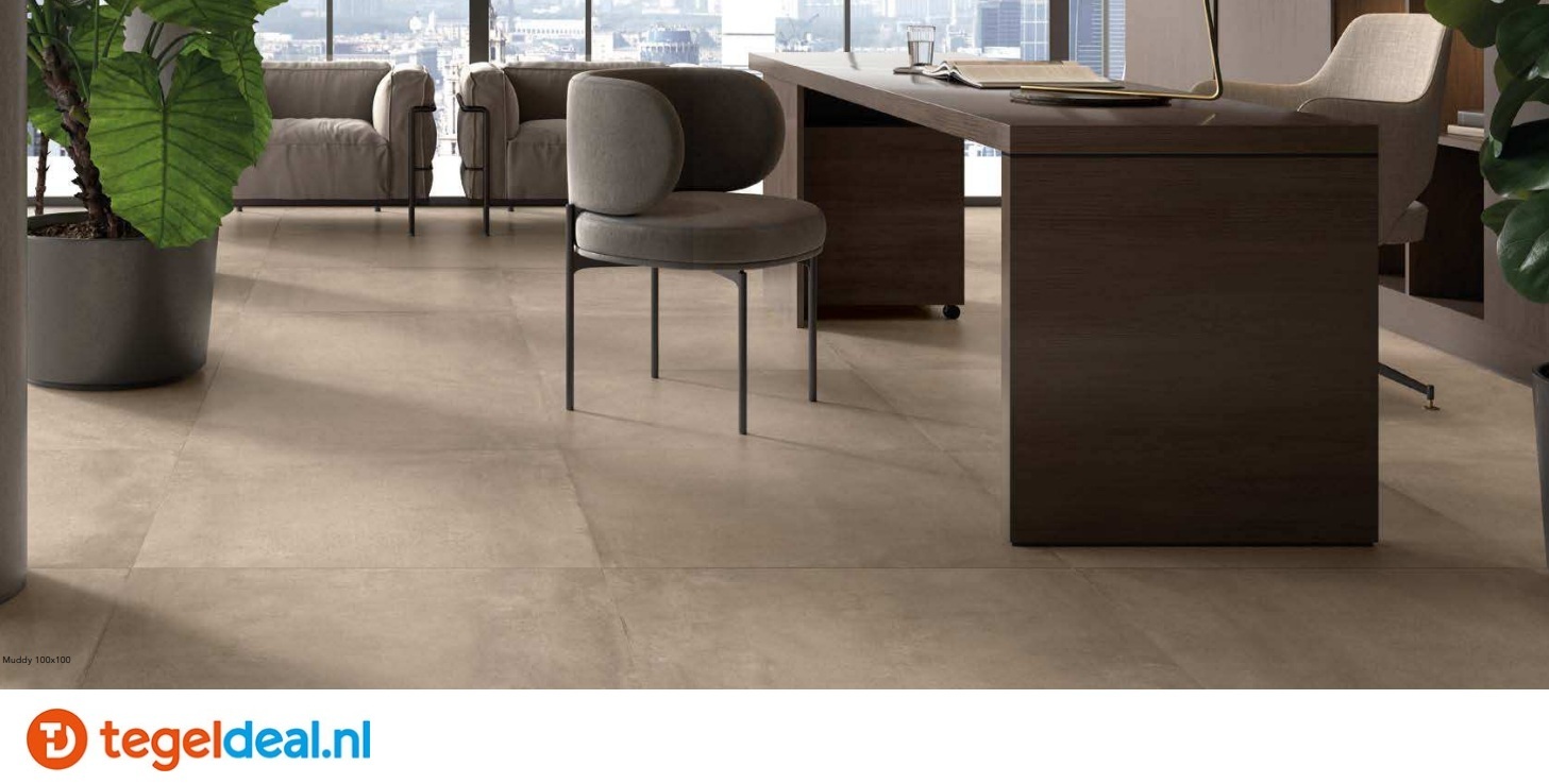 Castelvetro, Concept Land MUDDY, 30x60 cm, 02CLD36R6 - € 28,50 per m2, betonlook tegels