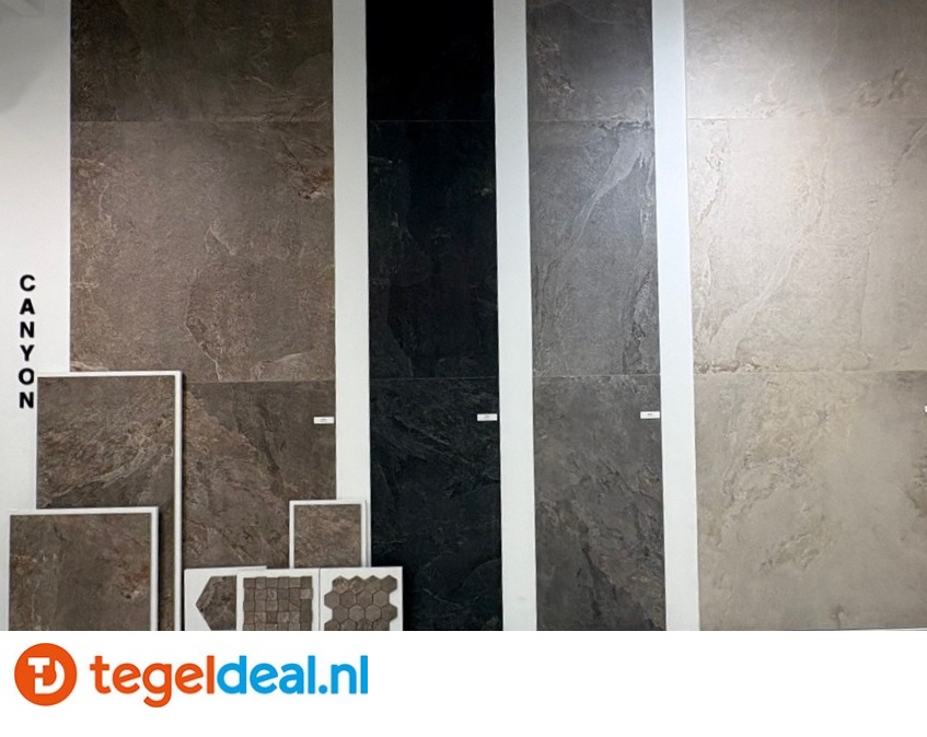 Isla Tiles, Canyon, natuursteenlook tegels vanaf € 39,98 per m2 / Palletdeal op aanvraag