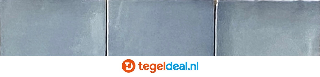 Equipe, Manacor BLUE MOON, art 26901, 7,5x15 cm, handvorm wandtegels