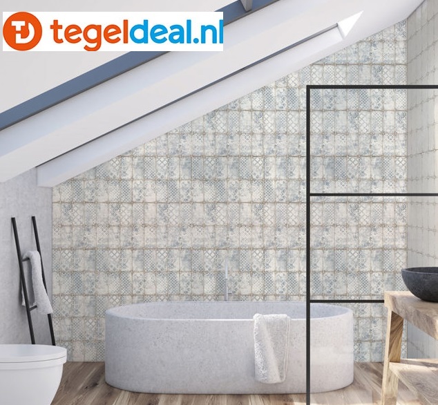 WDT Nanda Tiles, Town, vintage wandtegels