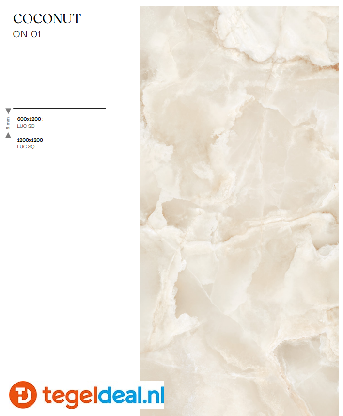 Mirage Onyce, onyx-look tegels in 6 kleuren