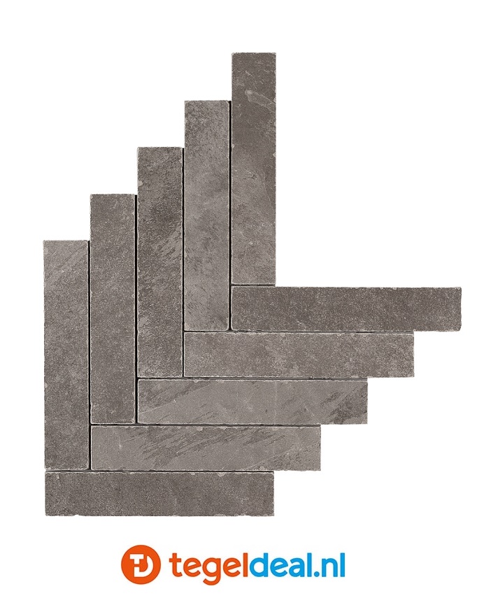 Marazzi Mystone Ardesia, Cenere Mosaico Freccia, 44,9x61,6 cm M0CW