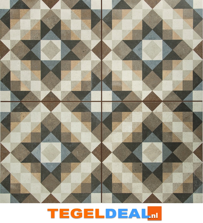 Peronda, Fs Chester, 45x45 cm, vintage patroontegels