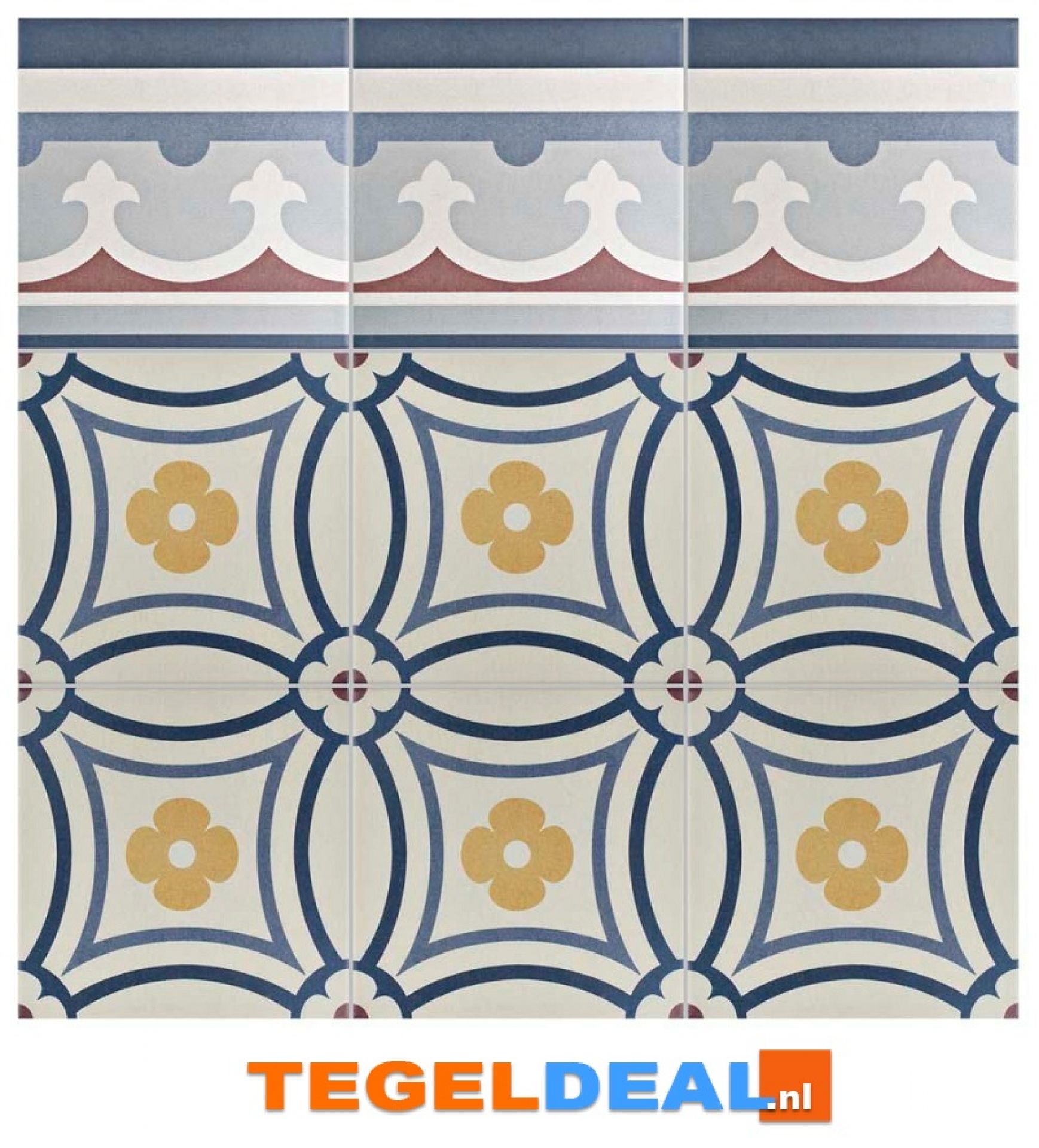 VLT Equipe, Caprice, 20x20 cm, 7 decors en 5 uni-kleuren VLT Equipe, Caprice, 20x20 cm, 7 decors en 5 uni-kleuren