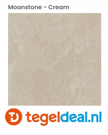 Cerdomus, Moonstone CREAM, 30x60 cm Rett Matt, art. 103510, natuursteenlook tegels - €39,50 per m2 - Palletdeal op aanvraag