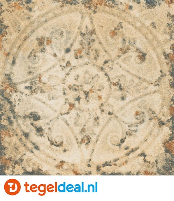 Peronda, Fs Saja-B, Beige, 33x33 cm, vintage patroontegels