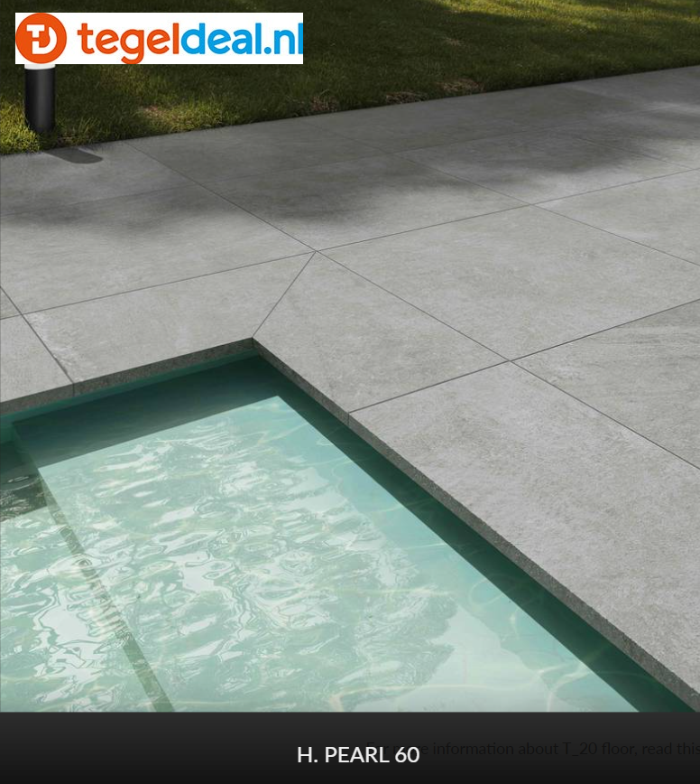 Supergres H.24 Pearl, 60x60x2 cm HPT6, OUTDOOR terrastegels