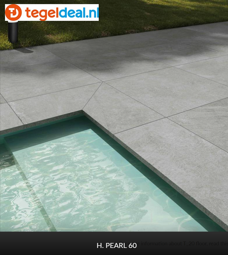 TRT Supergres H.24 Pearl, 60x60x2 cm HPT6, OUTDOOR terrastegels