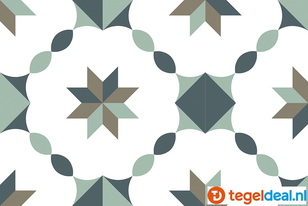 Nanda Tiles, Metropolis, 20x20 cm, patroontegels 