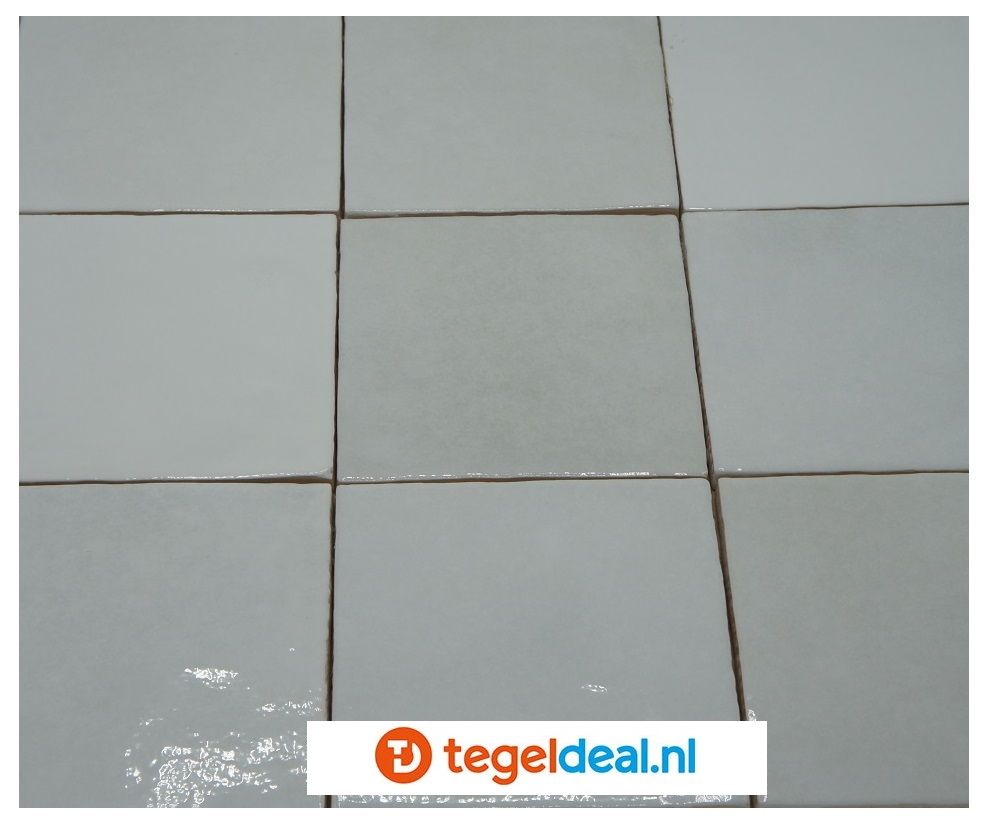 OPRUIMING : 4 m2 Equipe, Artisan, White, 13x13 cm, 24454, wandtegels - 4 m2 voor 100,00 euro  