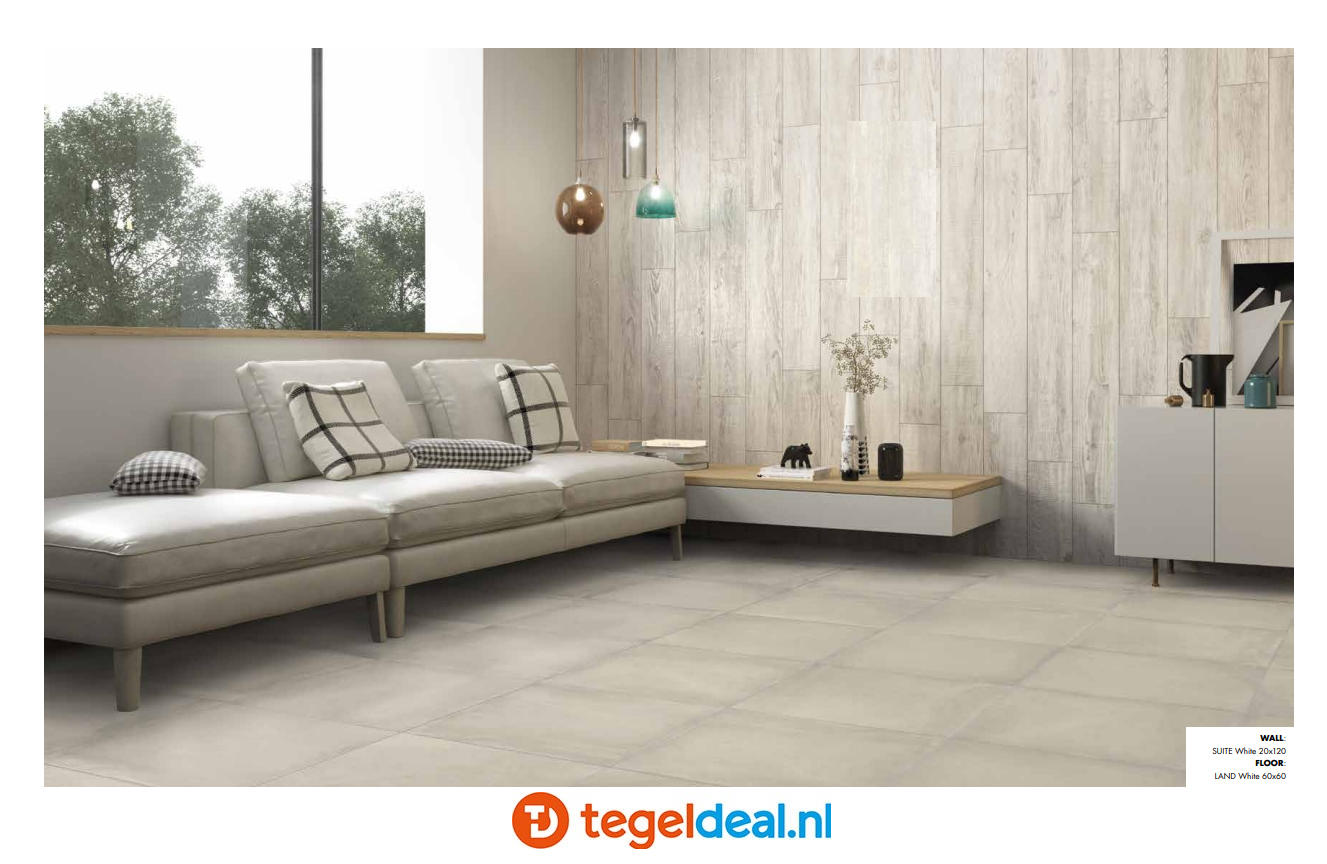 VLT Castelvetro, Concept Land WHITE, 60x60 cm, CLD60R1