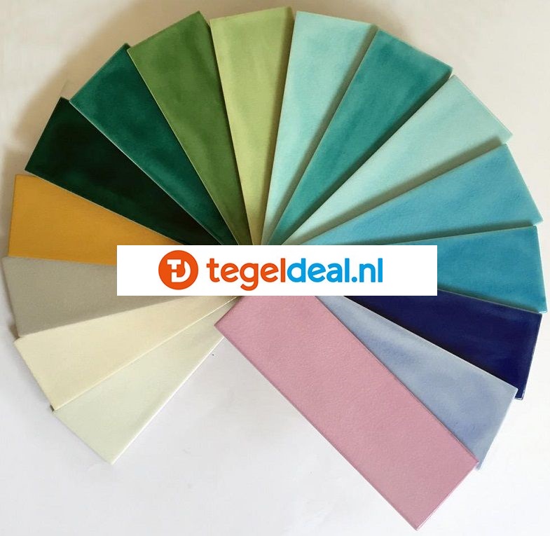 Tonalite, Kraklé, 16 kleuren en 4 formaten, wandtegels 