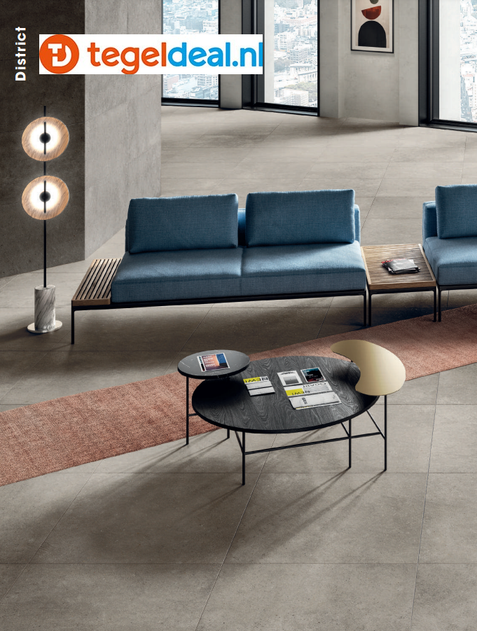 ASCOT DOM, District, Grey NAT. 90x90 cm 