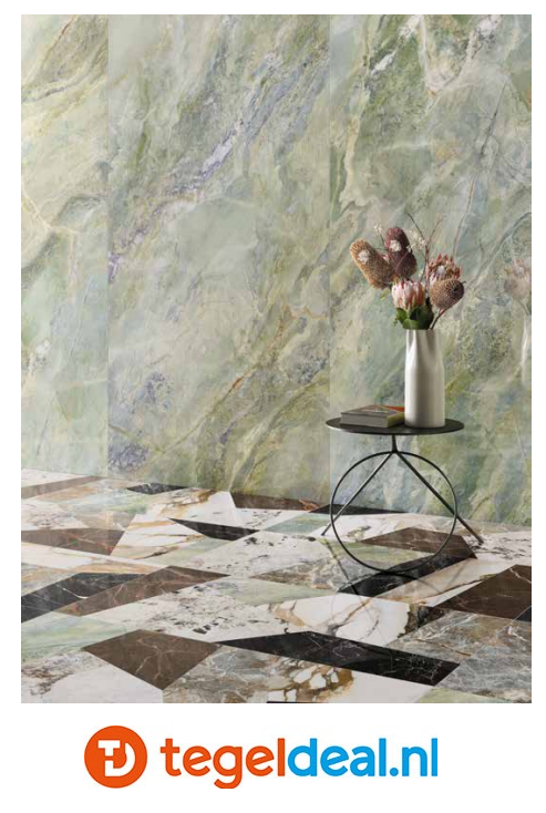VLT KEOPE 9cento,  RAGGIO VERDE Lappato, 60x60 cm