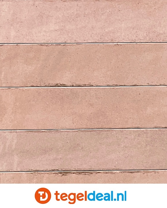 Equipe, Tribeca TEA ROSE art 26878, 6x24,6 cm, handvorm wandtegels