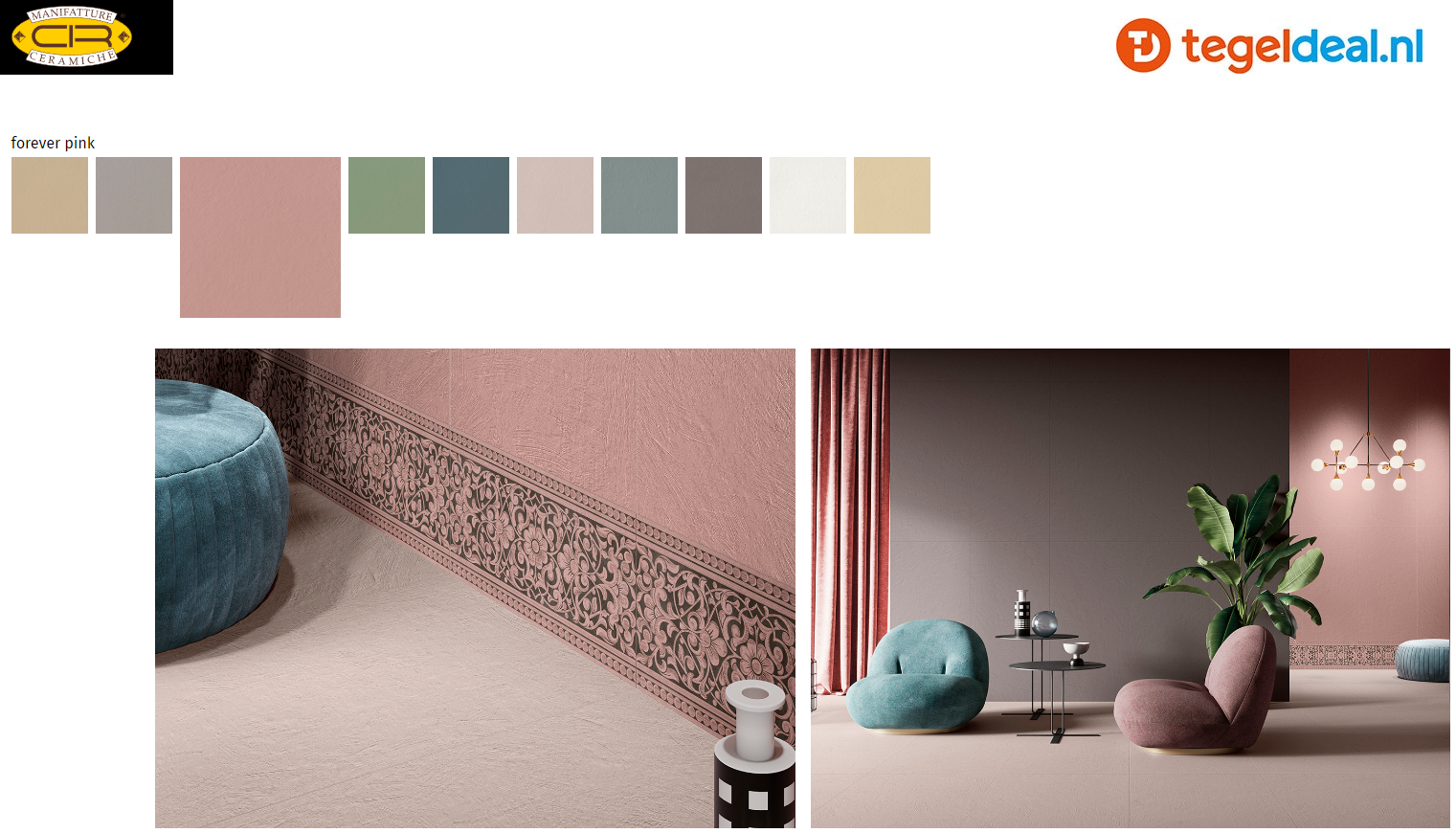 VLT en WDT Cir Chromagic, FOREVER PINK 60x120 cm
