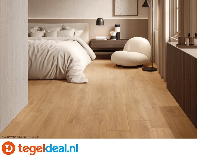 Supergres 4EVER HAVANA, 20x180 cm houtlook tegels 