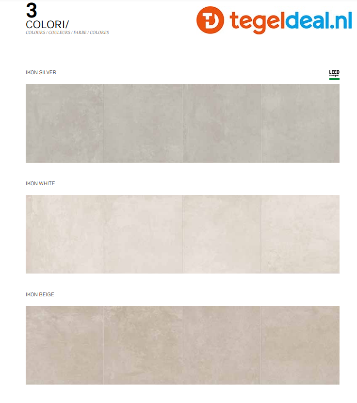 TRT KEOPE Ikon Beige, 60x60x2 cm K2 outdoor